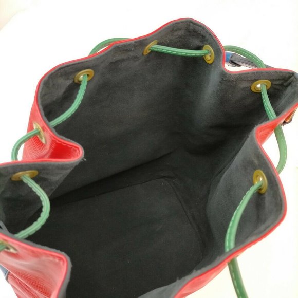 red Louis Vuitton LV Shoulder Bag  Noe Bordeaux Epi - Picture 9 of 11